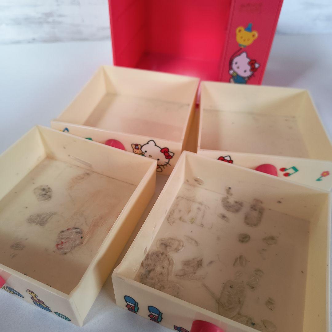 昭和レトロ　キティ　小物入れ 4段引き出し