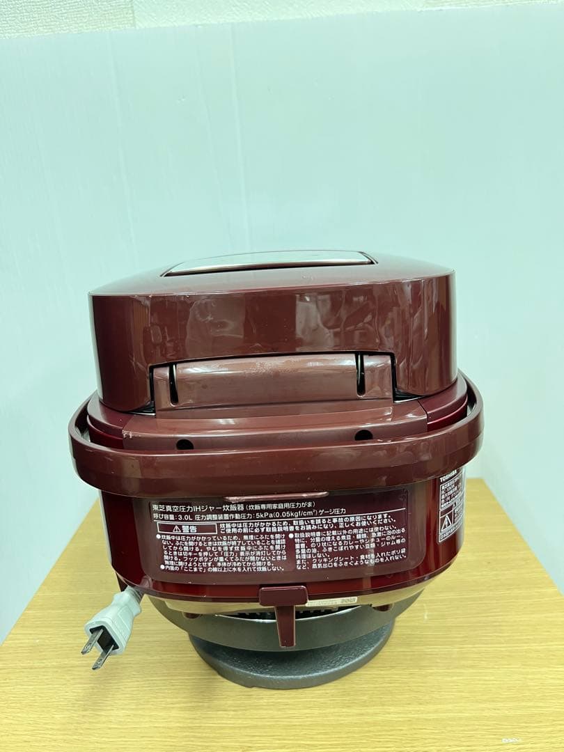 TOSHIBA 圧力IH炊飯器 RC-10VXK グランレッド 1.0L