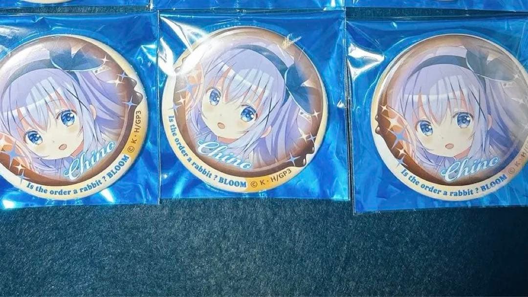 ごちうさAnisugar あにしゅが千夜缶バッジコーヒーゼリープリン