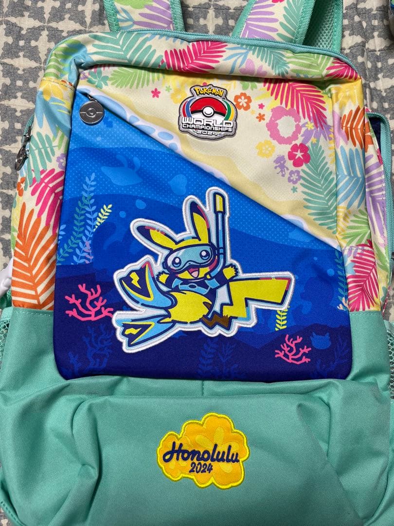 ポケモンWCS2024 ホノルルハワイ限定リュックピカチュウ