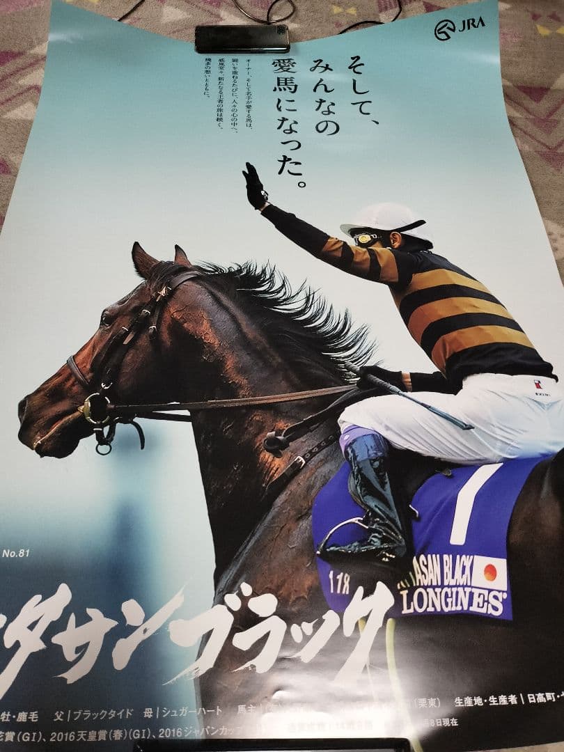 天皇賞（春） 2017年 競馬ポスター キタサンブラック B1｜
