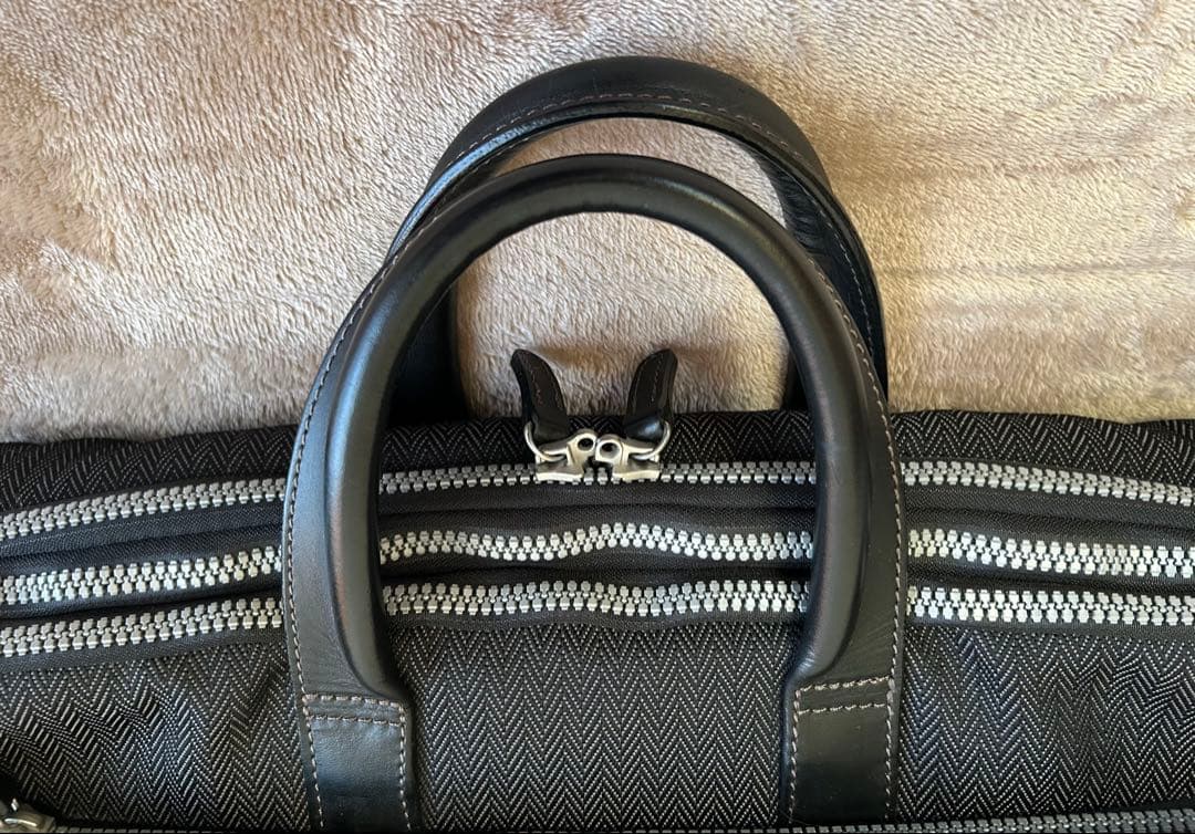 PaulSmith ポールスミス ビジネスバッグ ヘリンボーン 2way 黒