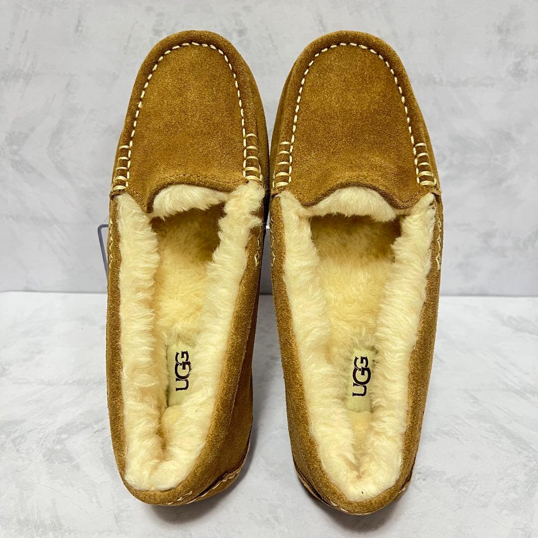 ❣️未使用級❣️UGG アンスレー モカシン チェスナット 25cm