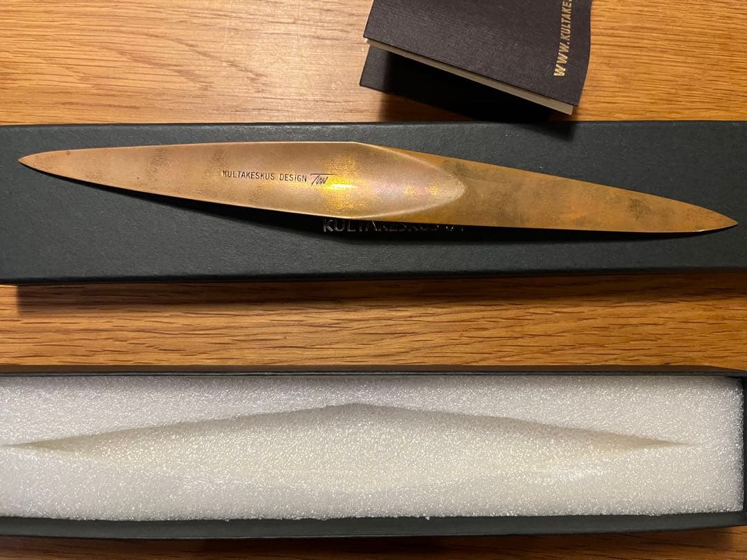 新品未使用/タピオ・ウィルカラ/真鍮ペーパーナイフ/Tapio Wirkkala
