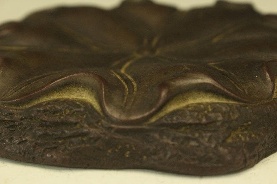 煎茶 紫泥 蓮形 瓶台 瓶敷 在印(HA516)