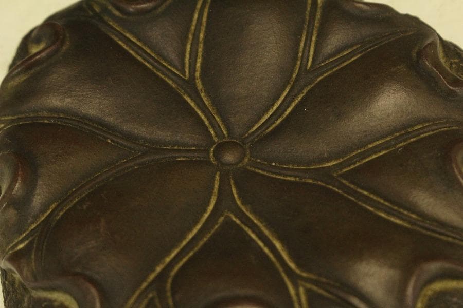 煎茶 紫泥 蓮形 瓶台 瓶敷 在印(HA516)