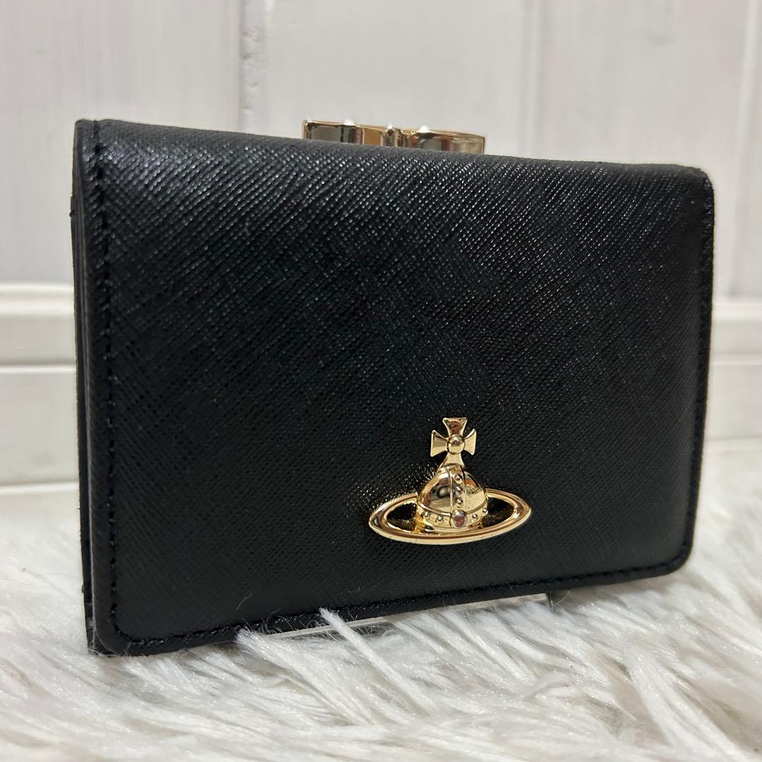 ⭐️極美品⭐️ヴィヴィアンウエストウッド がま口 三つ折り財布