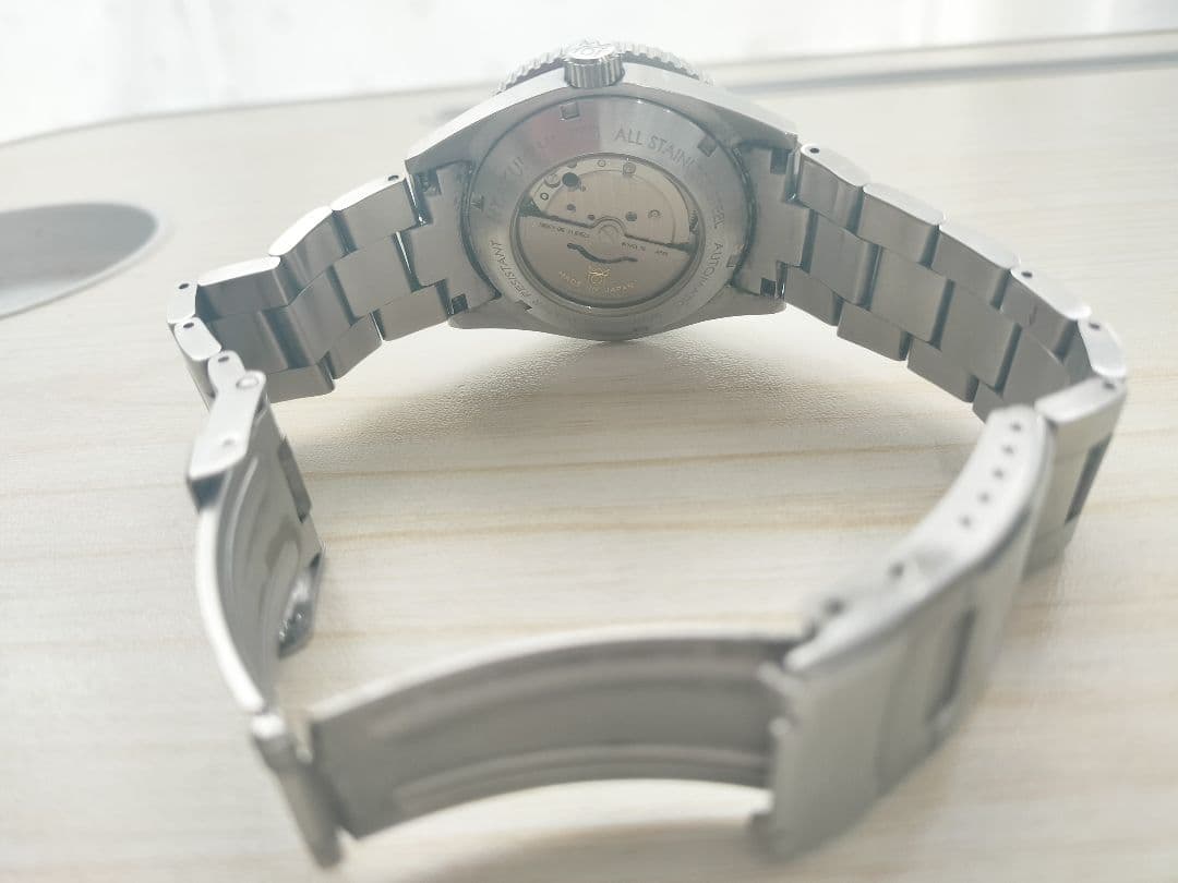 ヒャクイチ腕時計 自動巻き時計 シルバー