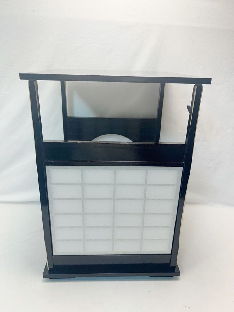 ほぼ未使用 茶道具 溜塗 吉野棚 圓能斎好写 組み立式 元