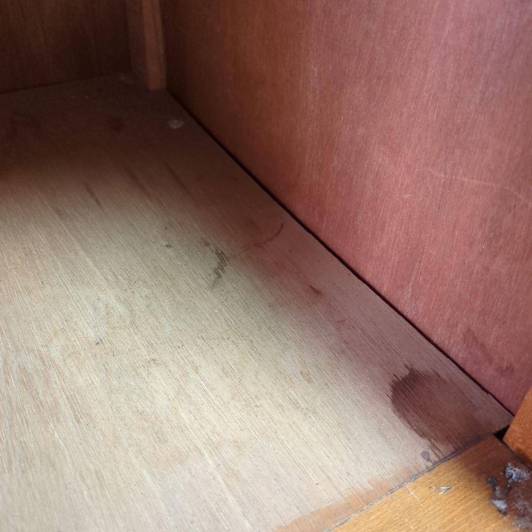 昭和 レトロ タンス 箪笥 チェスト 引き出し 波板ガラス ガラス戸