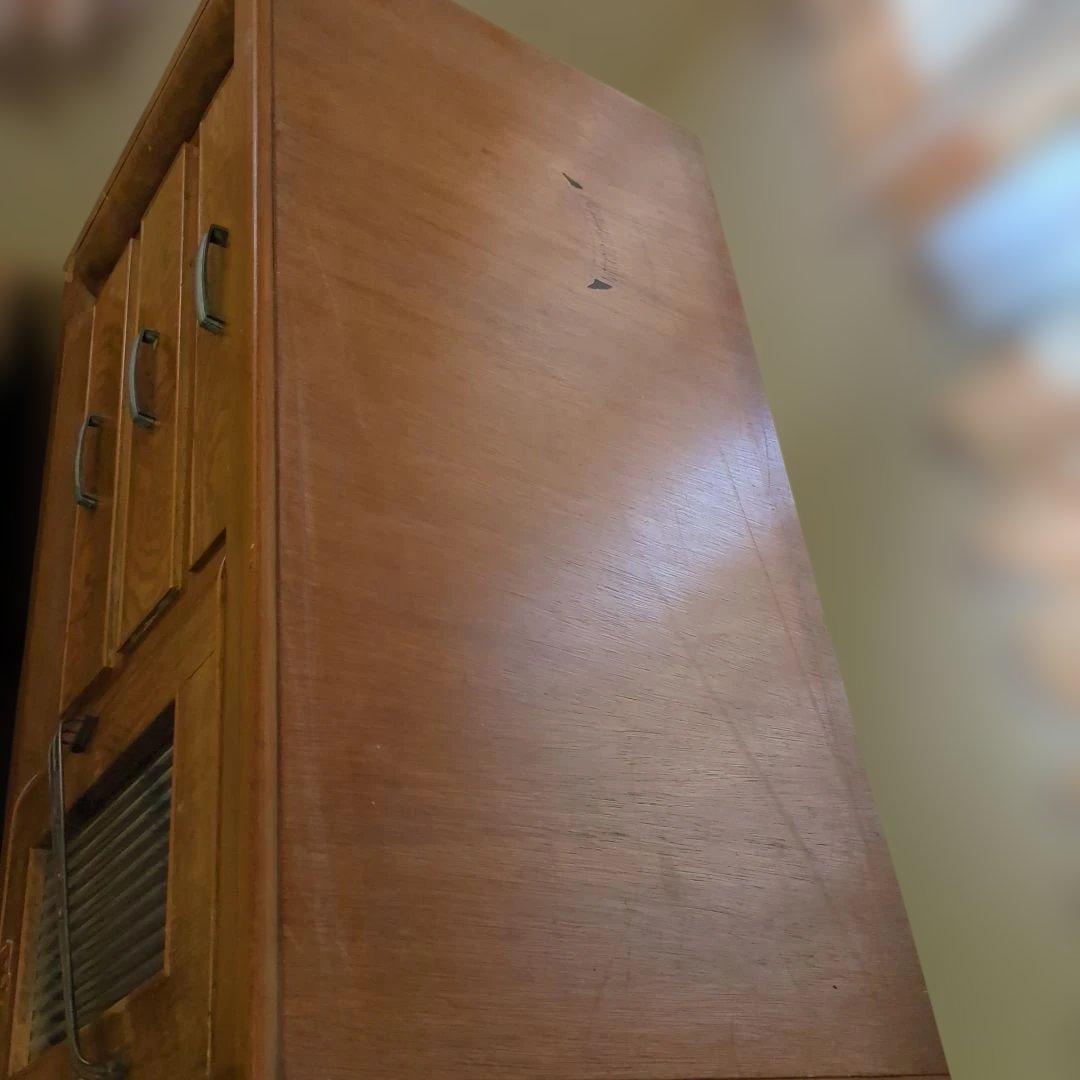 昭和 レトロ タンス 箪笥 チェスト 引き出し 波板ガラス ガラス戸