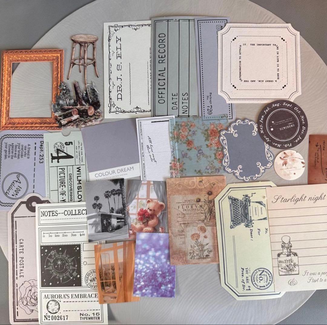 SALE！ No.107 コラージュ素材 450点以上 おすそ分け まとめ売り