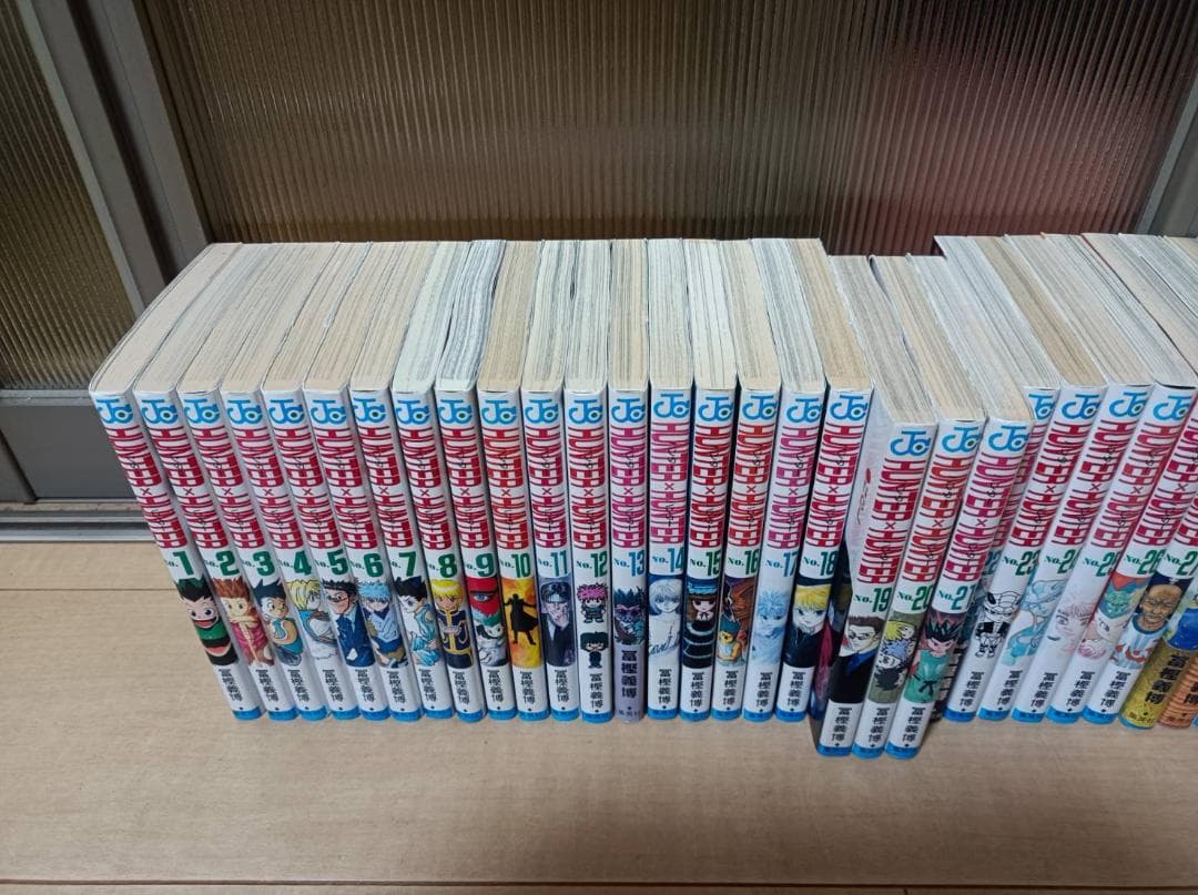 超絶美品 初版 帯付き ハンターハンター HUNTERxHUNTER 全巻