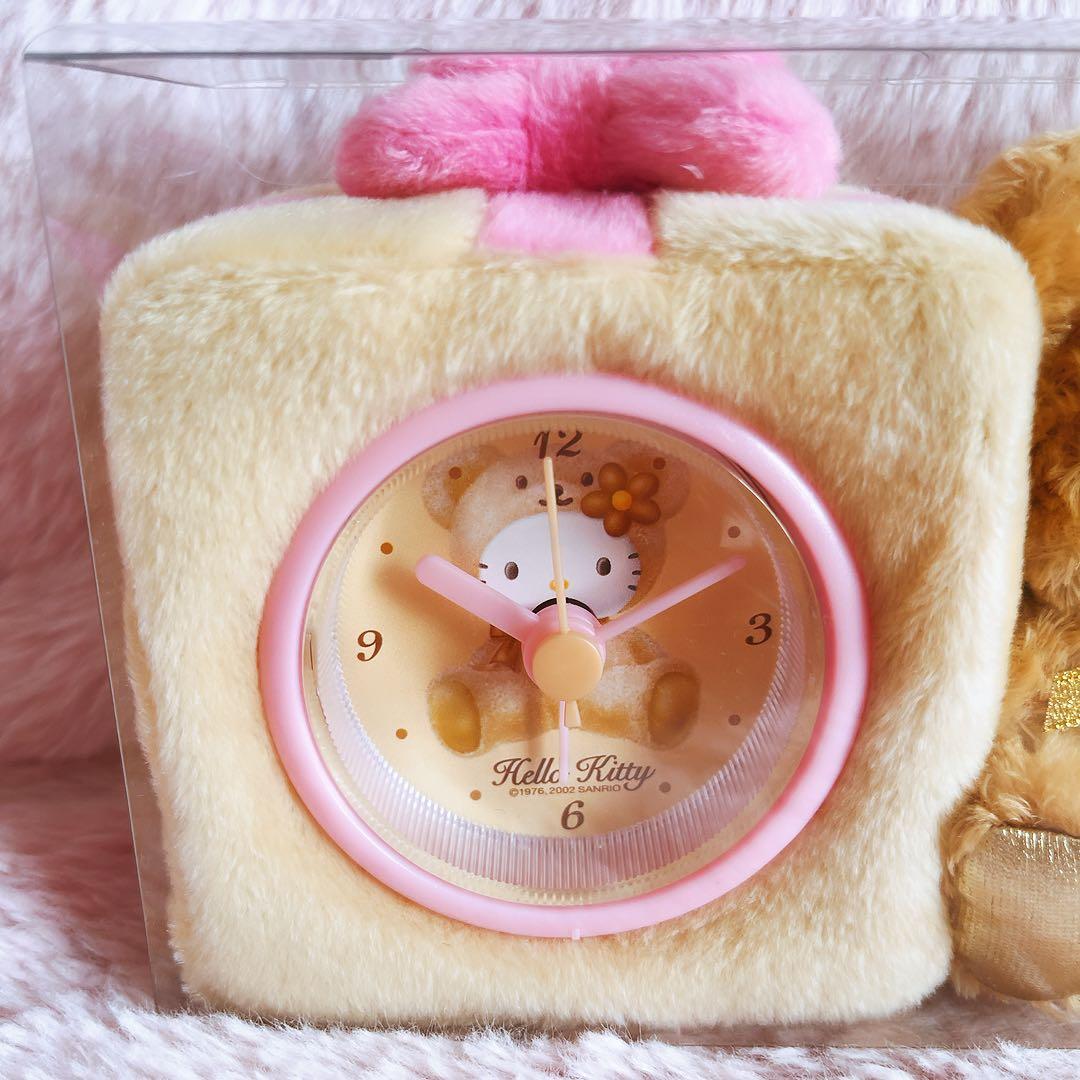 希少レア ハローキティ ぬいぐるみ時計 USA ベア 着ぐるみ 2002 希少
