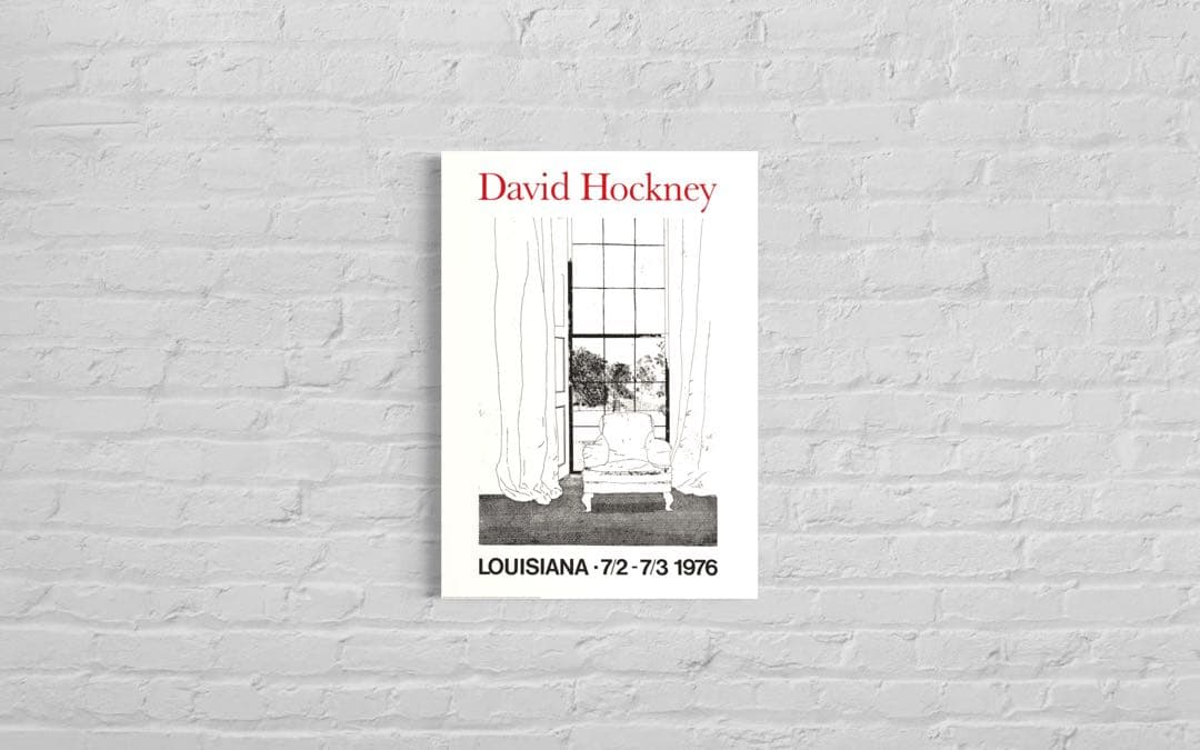 残1枚】デイヴィッド・ホックニー展 海外ポスター④ A2版 Louisiana