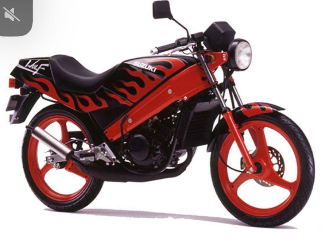 SUZUKI WOLF50 ガソリンタンク ファイアーパターン RG50 k, SUZUKI
