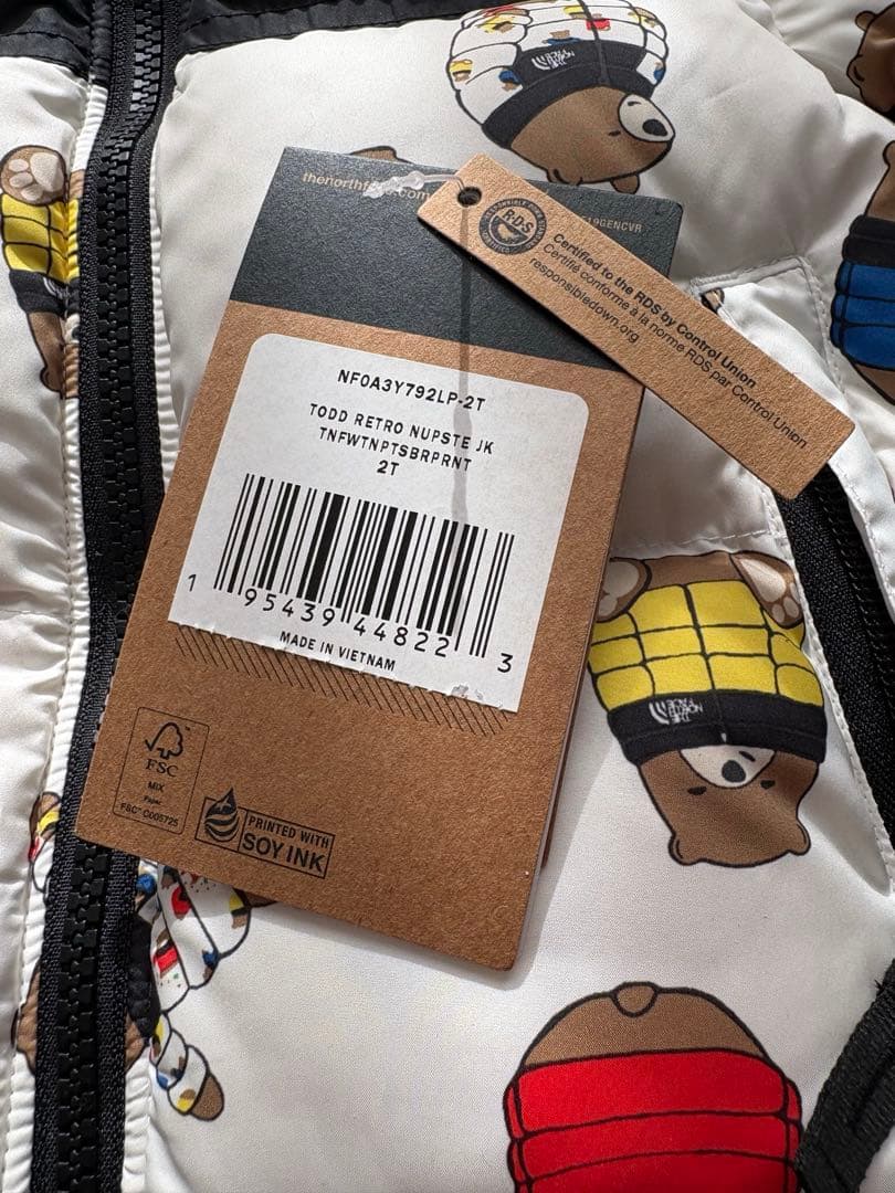 【osone】THE NORTH FACE キャラクター柄アウター 2T