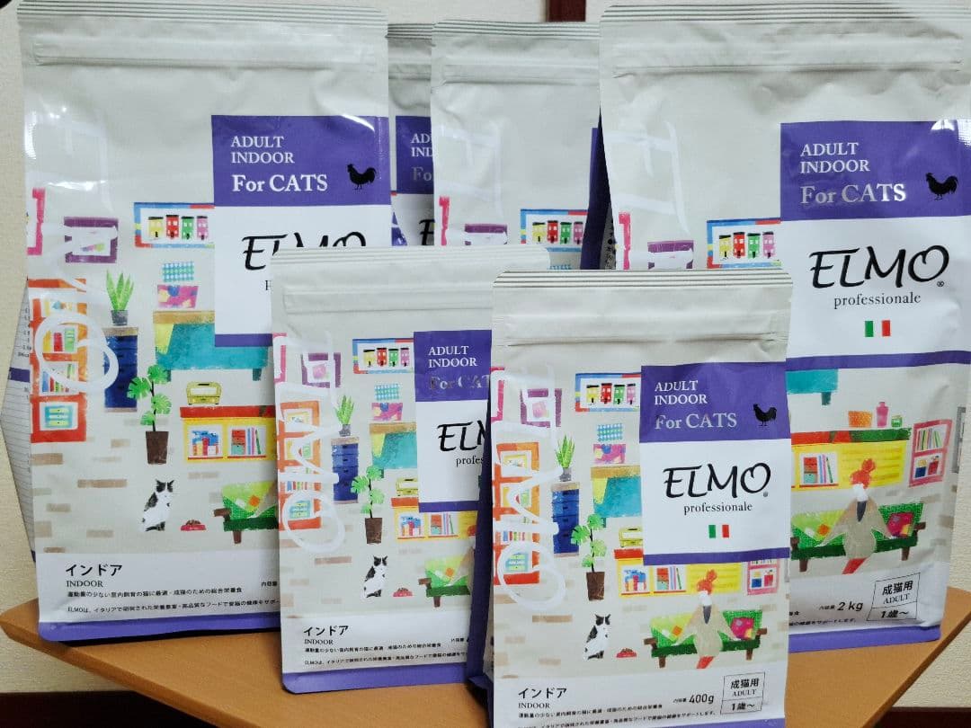 ELMO インドア 成猫用 ドライフード 8.8kg - メルカリ