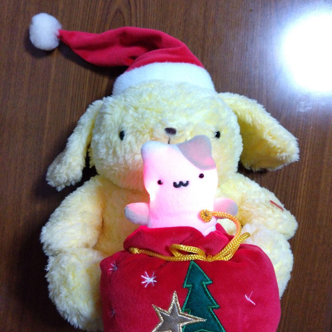 ポムポムプリン クリスマス サンタクロース ぬいぐるみ ダンスドール