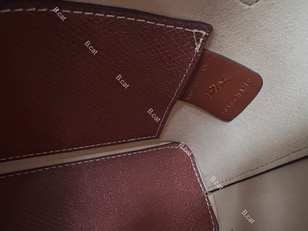 新シーズンLongchampエピュレ テクスチャードレザーミニバッbun