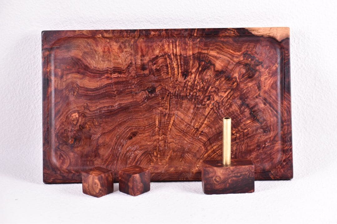 No.384ホンジュラス・ローズウッド瘤のトレー