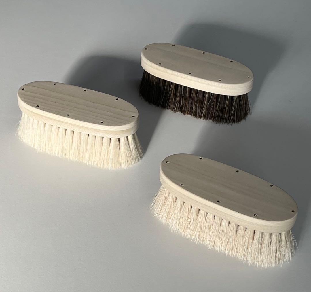 Brush 3点セット（山羊毛、花馬毛、白たてがみ）