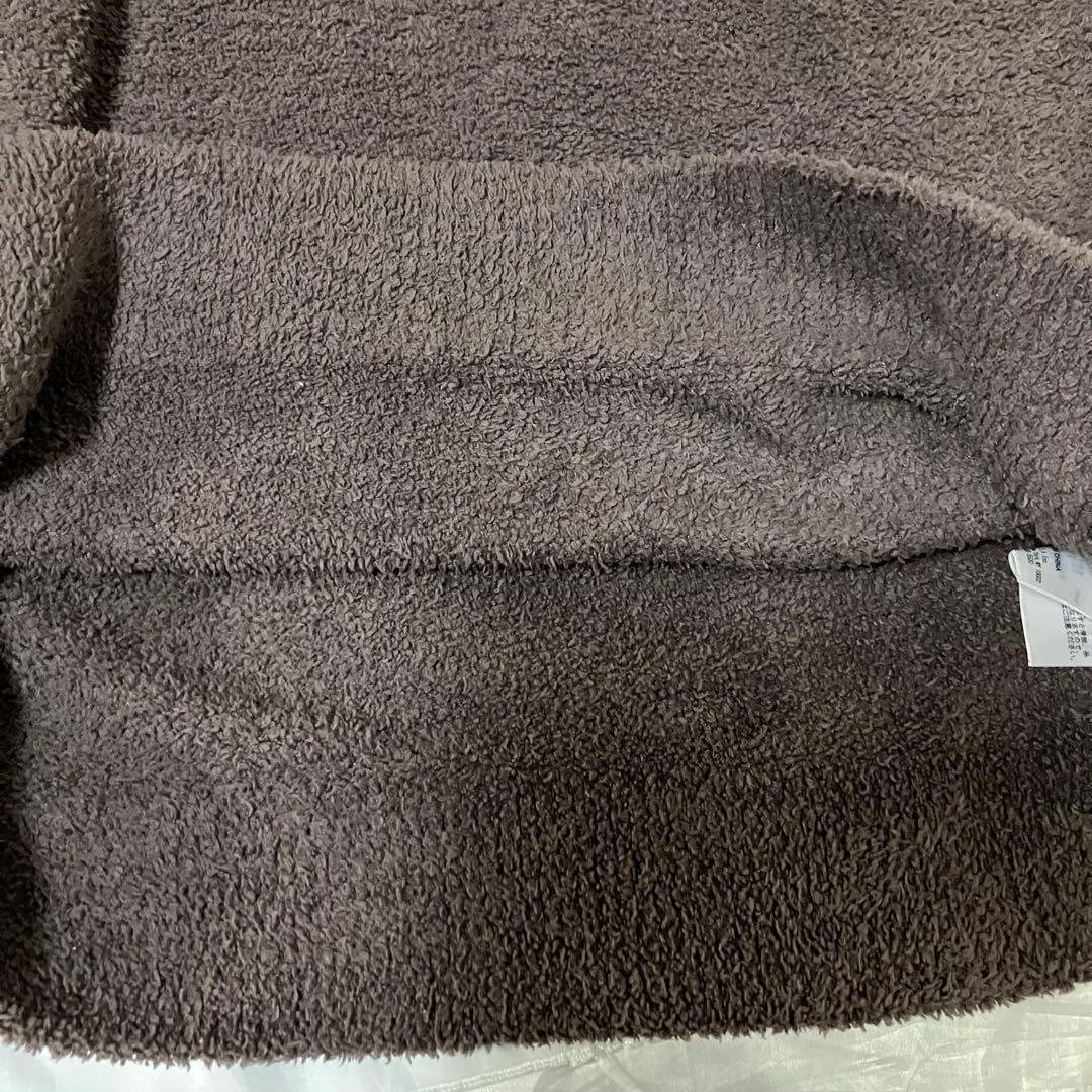 ジェラートピケ　ルームウェア　ワンピース　シュナウザー　ダークブラウン　F