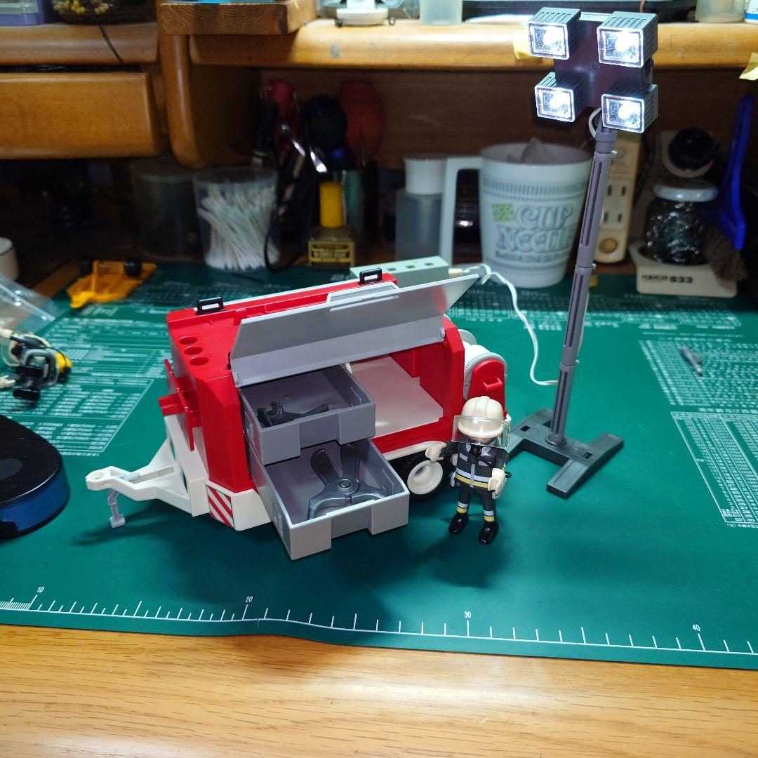 プレイモービル 消防隊　トップハム・ハット卿