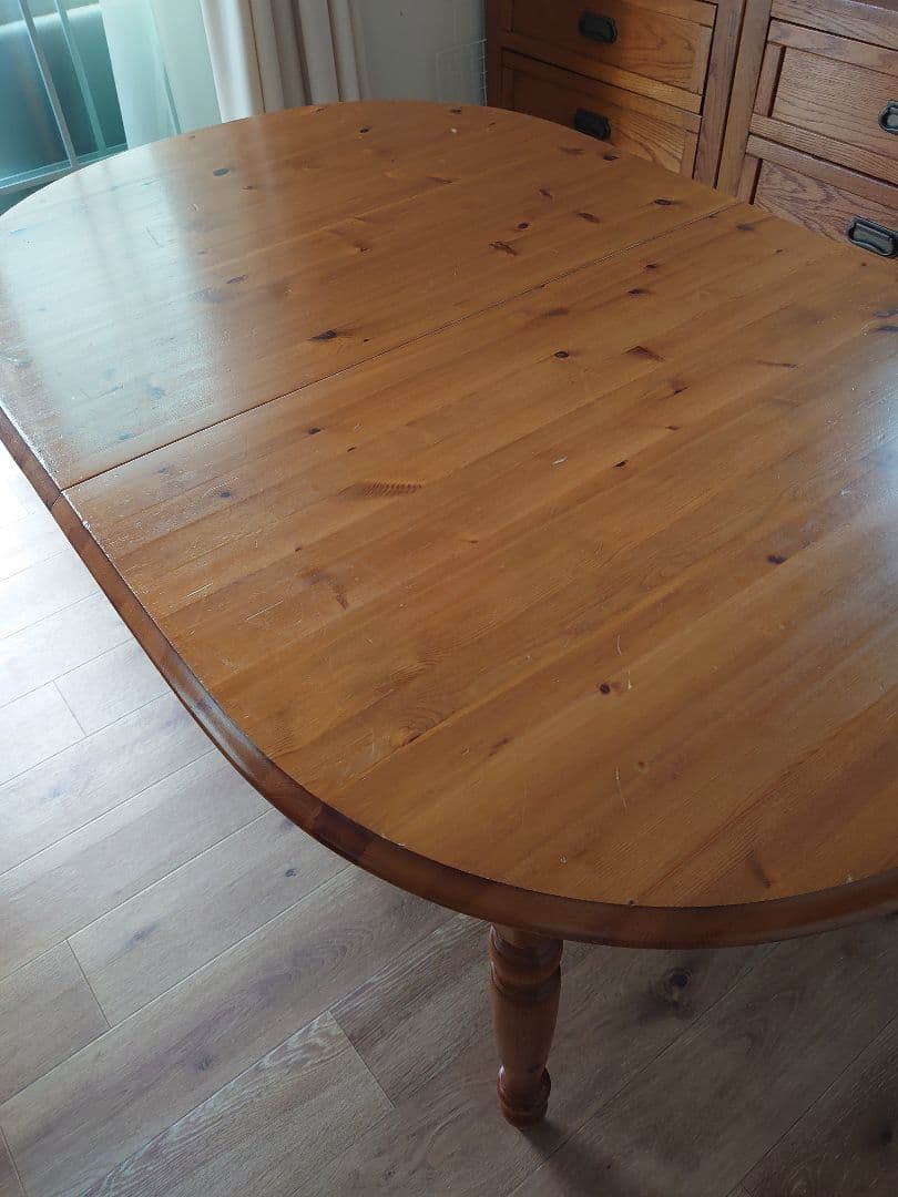 伸長式ダイニングテーブルセット US製 アメリカ家具 ヴィンテージ家具