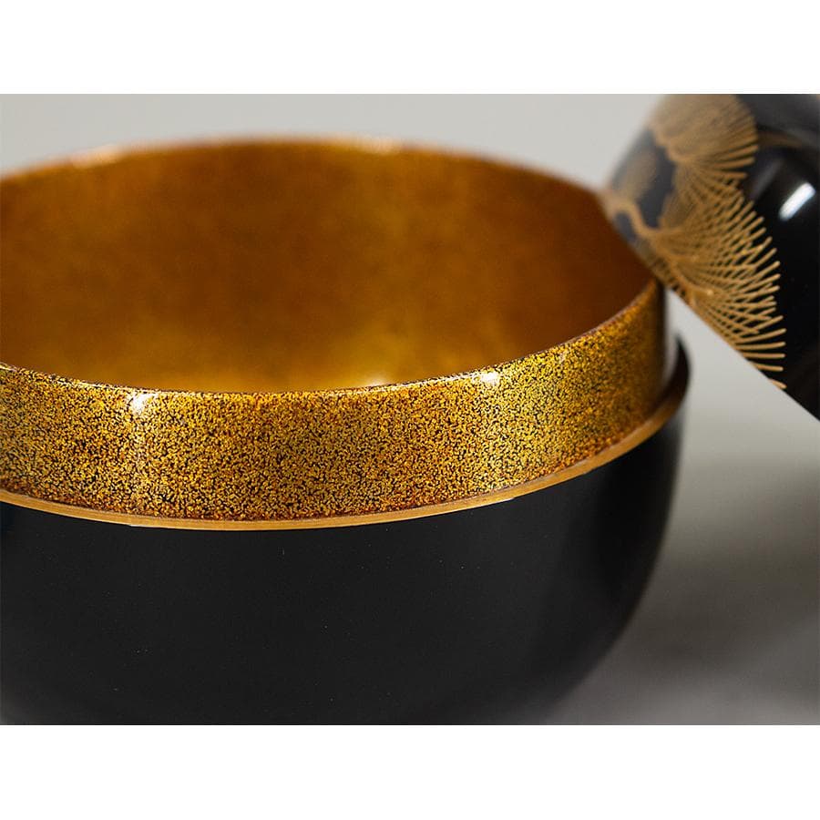 茶道具 中村湖彩作 朝顔蒔絵 中棗 共布共箱 V 9288 中村湖彩 花火蒔絵