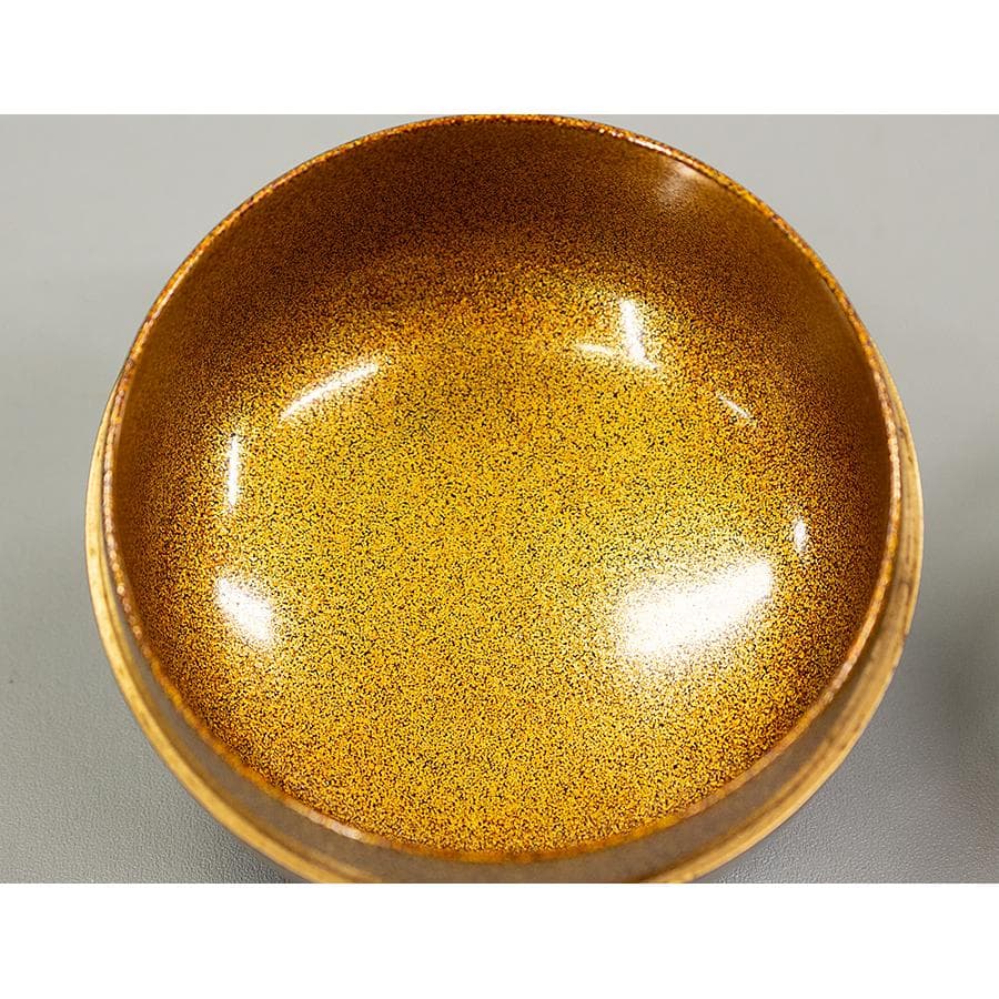 塚本一舟 住吉蒔絵金地大棗 内梨地(共箱) 塚本一舟 住吉蒔絵金地大棗