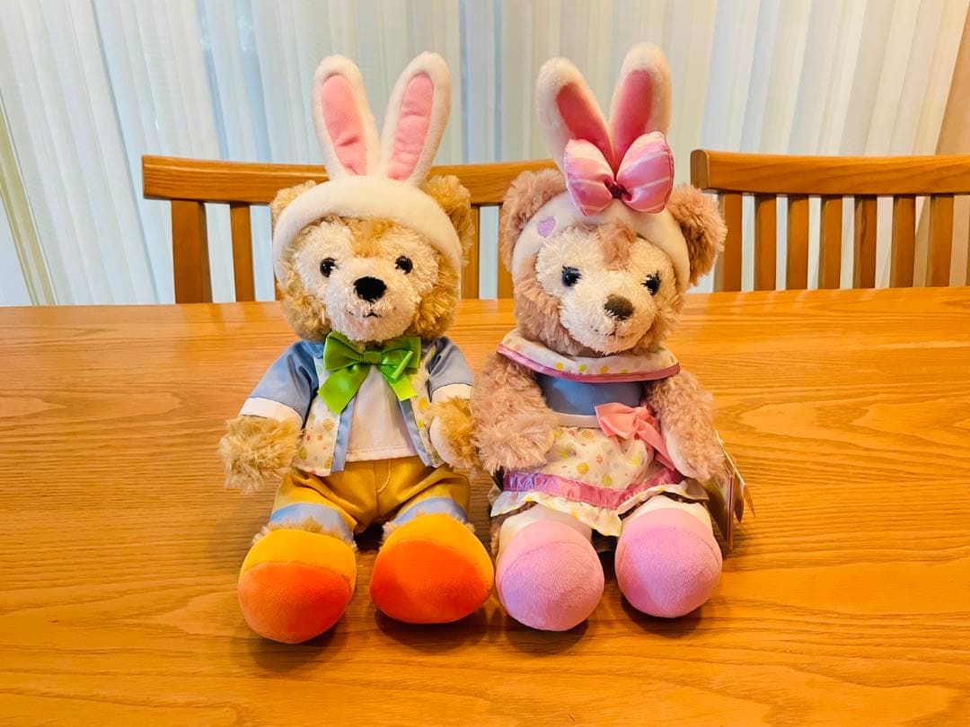 香港ディズニー ぬいぐるみ ダッフィー シェリーメイ イースター