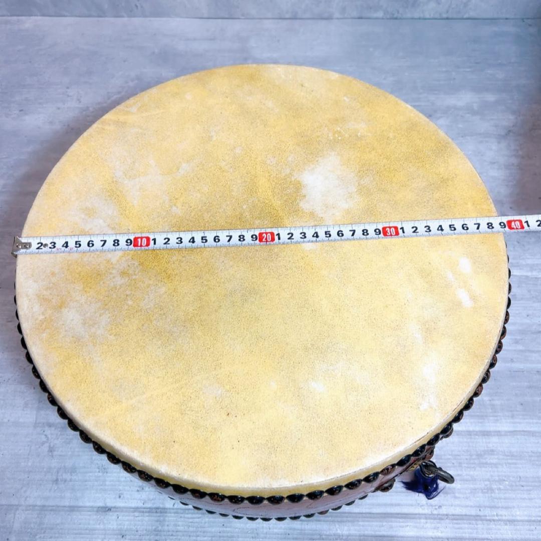 和太鼓 平太鼓 和楽器 民謡 お祭り 39センチ ケース バチ 台座