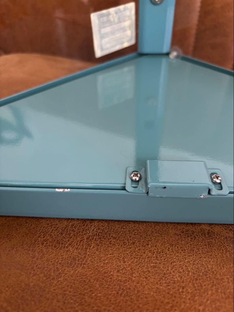 ダルトン コーナーガラスキャビネット収納ケース ライトブルー