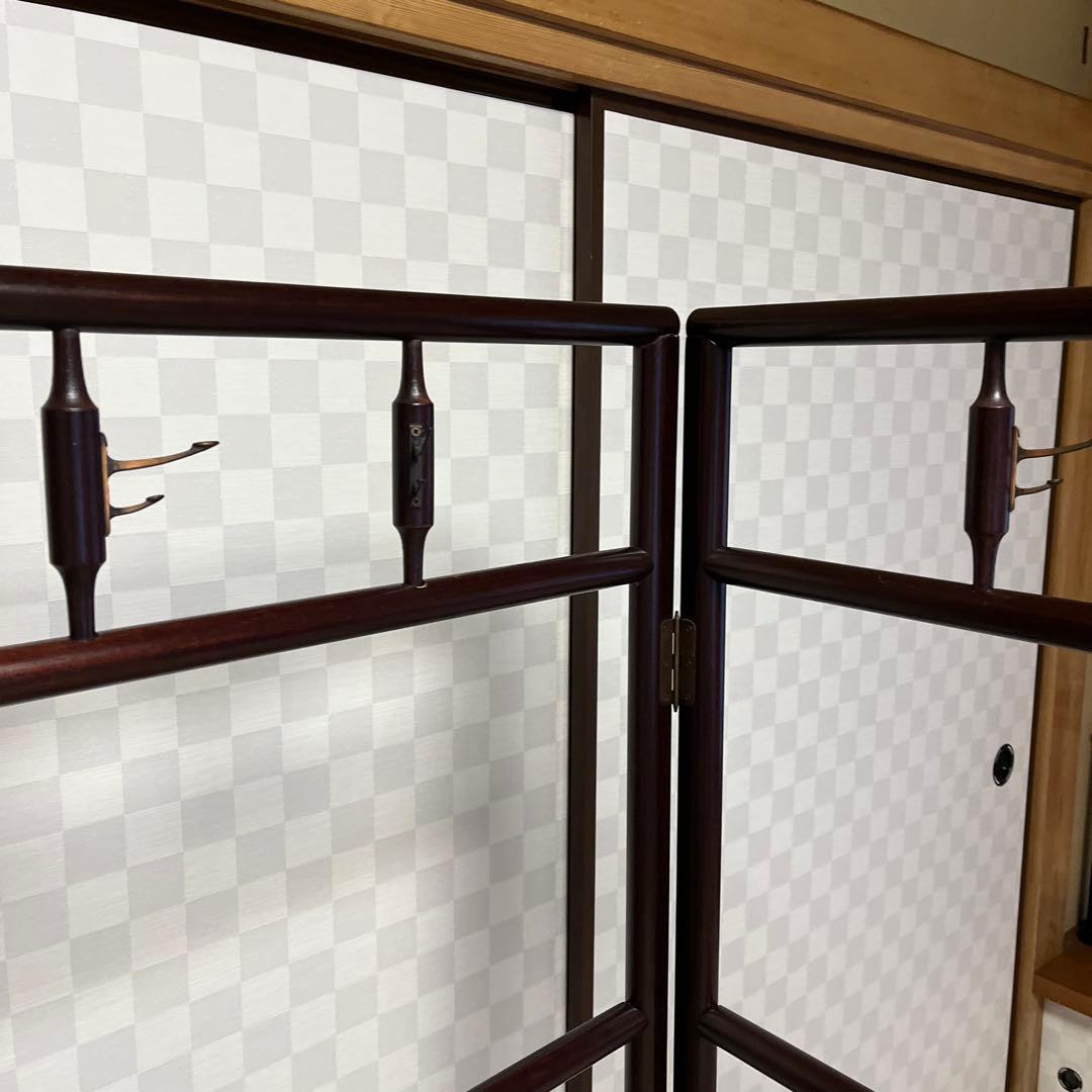 衣桁 着物掛け 昭和レトロ 折りたたみ アンティーク 衣紋掛け 和家具 木製