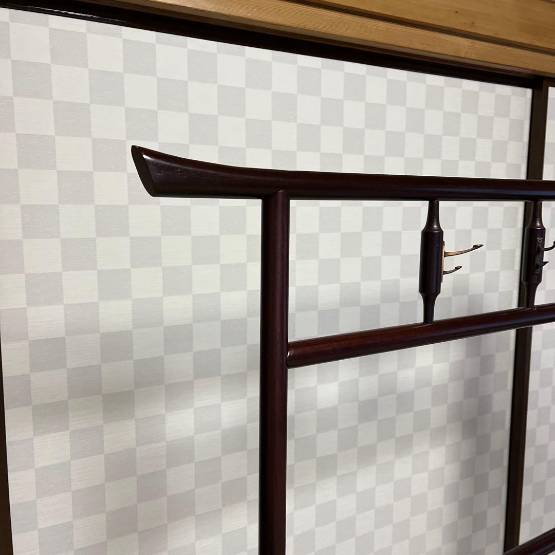 衣桁 着物掛け 昭和レトロ 折りたたみ アンティーク 衣紋掛け 和家具 木製