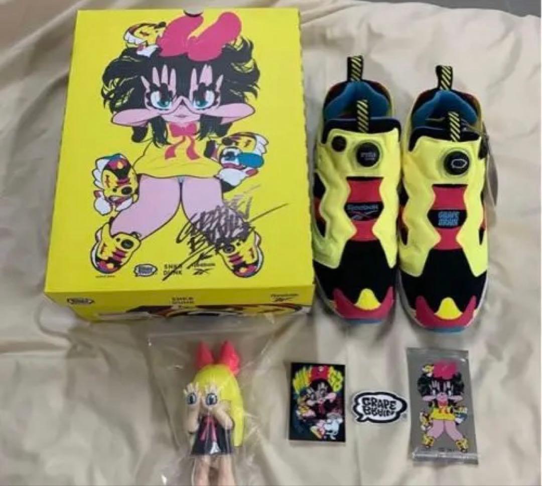 Reebok GRAPE BRAIN SNKRDUNK にぎるちゃん ソフビ