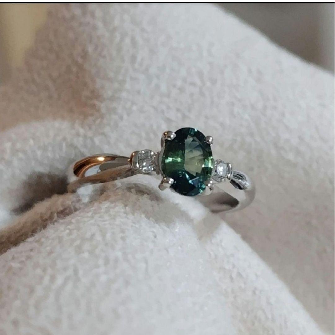 sale【最終価格】極美品 12号 Pt900 サファイア リング 鑑別書付