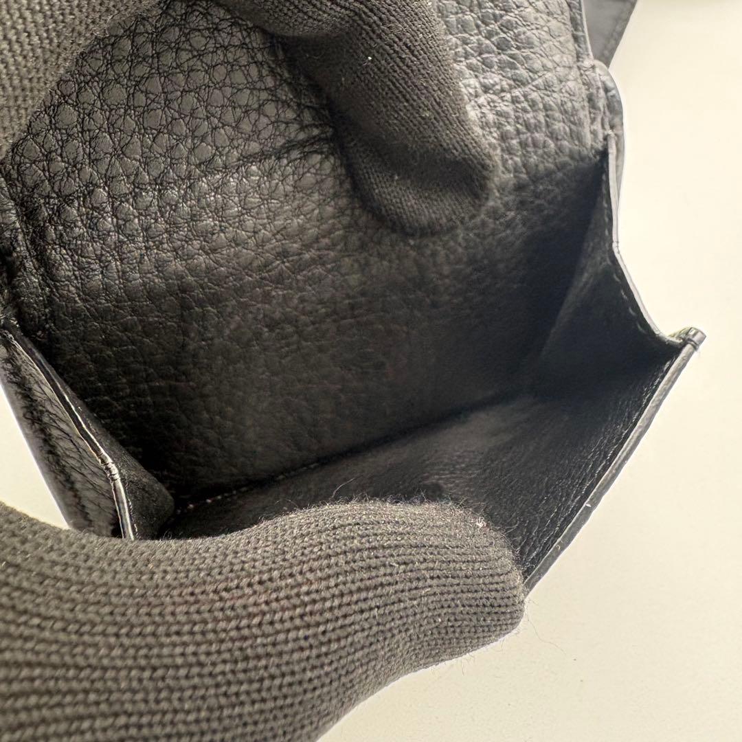 【a.m 様】PRADA プラダ 三つ折り財布 コンパクトウォレット ブラック