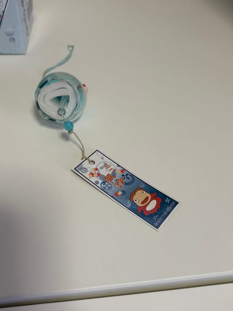 ポニョ　すいすい　ミニガラス風鈴　箱あり　未使用 希少　レア　崖の上のポニョ