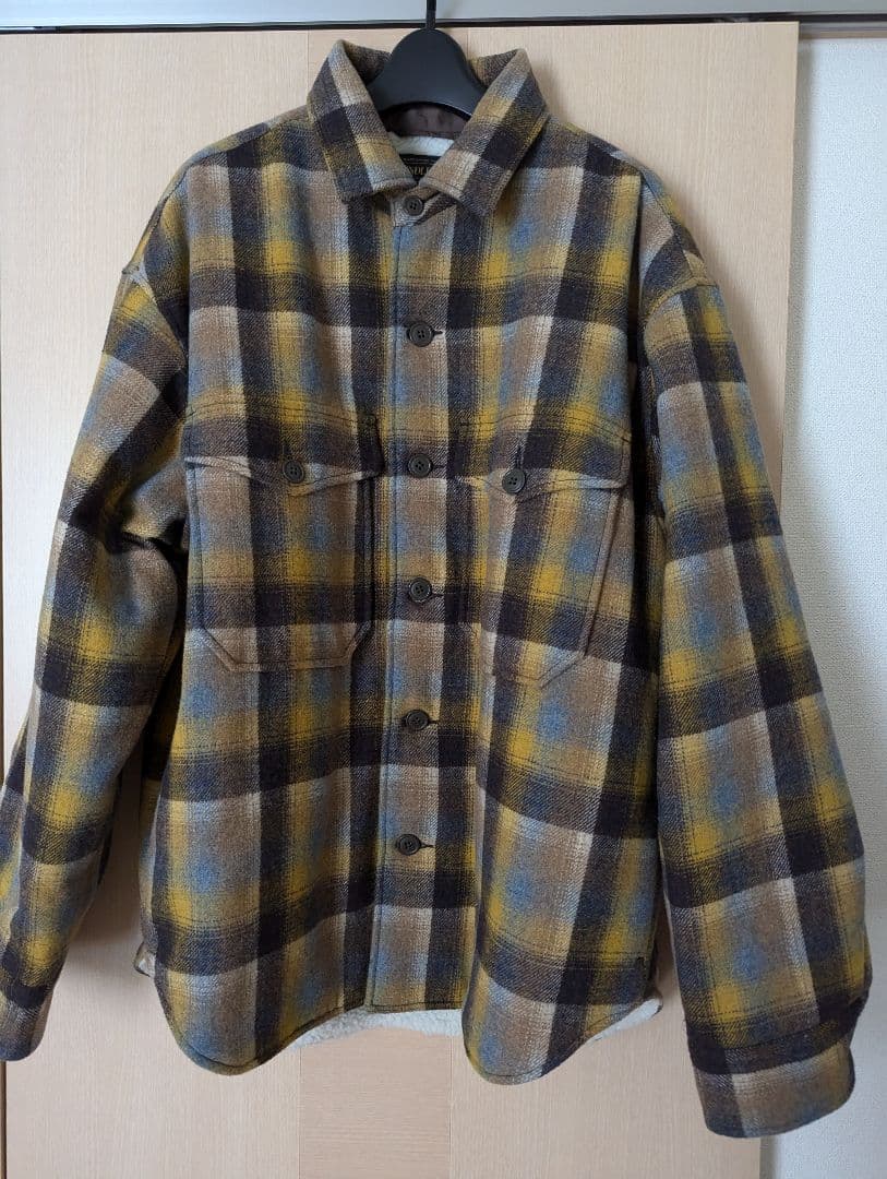 ペンドルトン×フリークスストア別注CPOジャケットシャツボアチェック