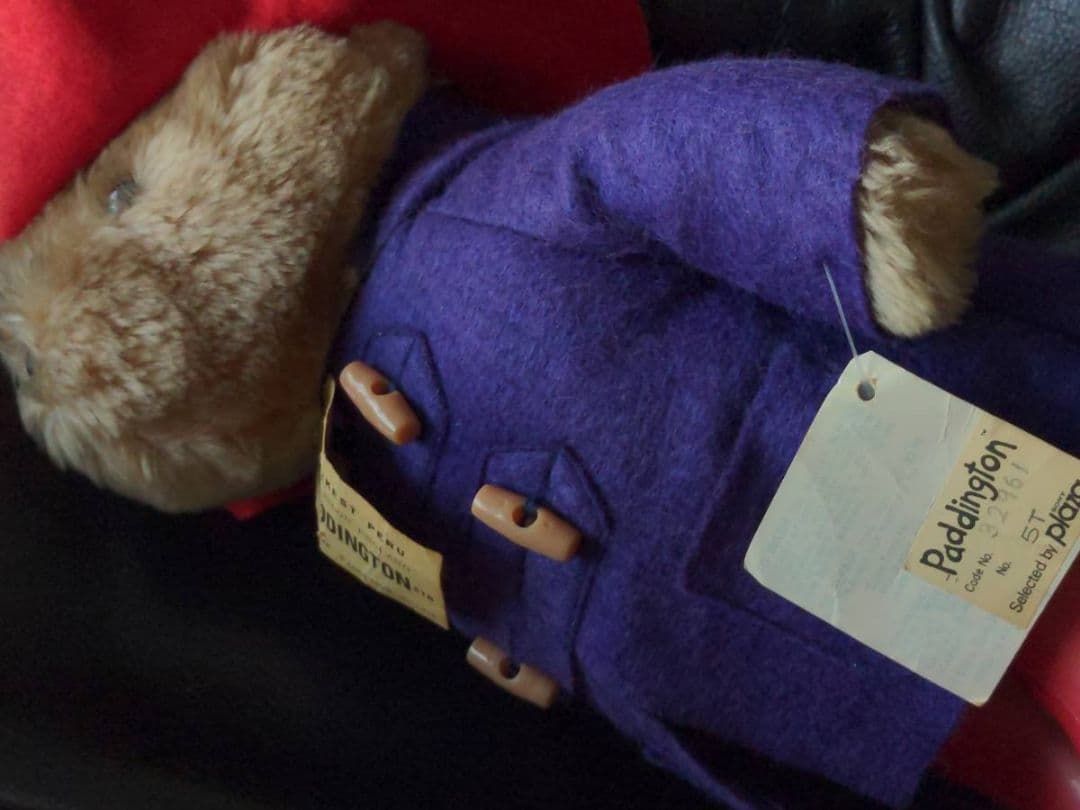 パディントン❤パディントンベア❤ぬいぐるみ❤Eden社製❤紙タグ付❤1981年