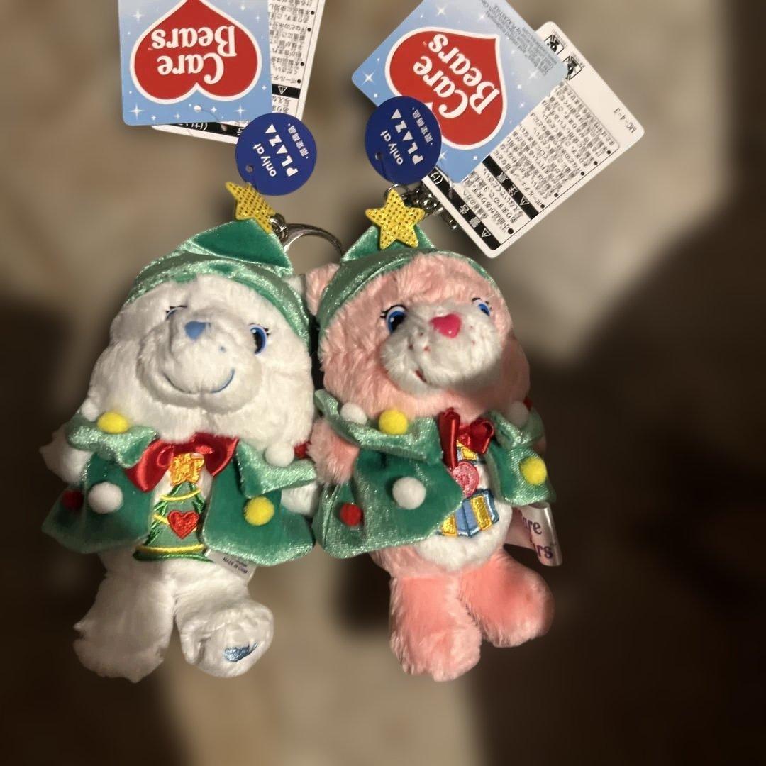 ケアベア クリスマスぬいぐるみ 2体セット 限定商品 新品未使用品