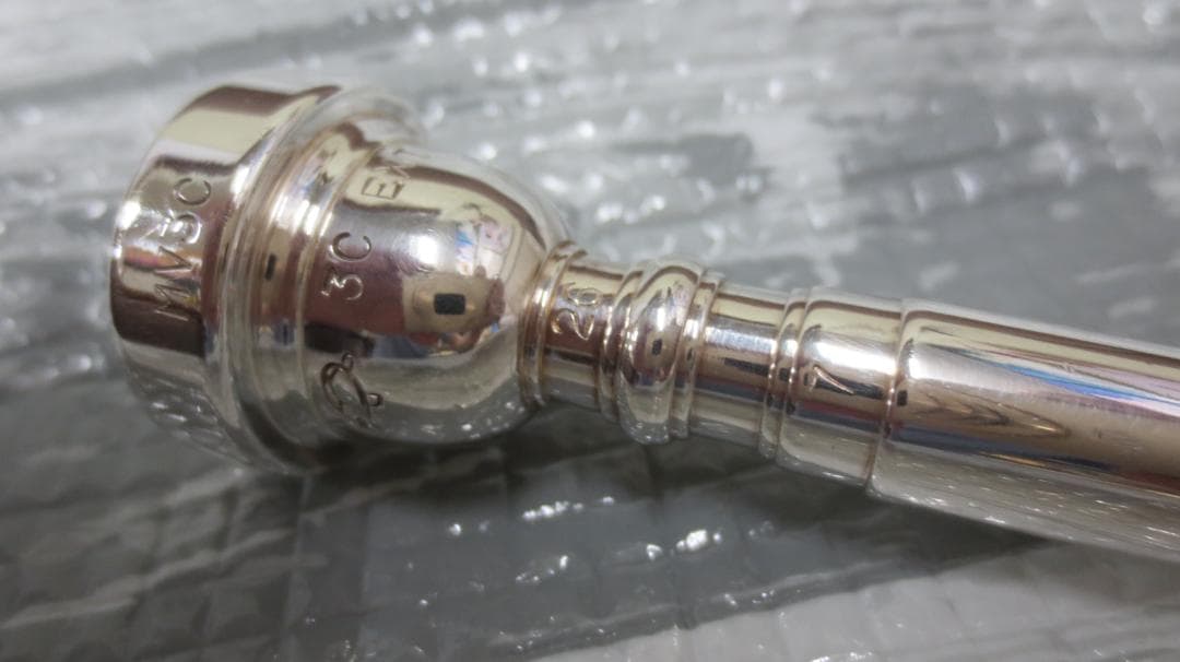 トシ アトリエチューニング トランペットマウスピース 3CMV EXT 銀メッキ