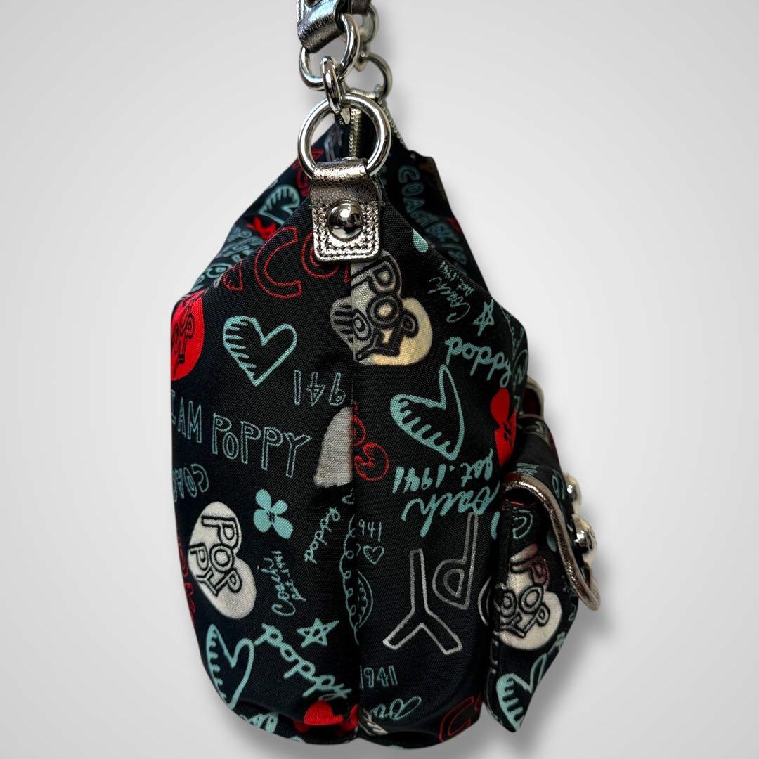 未使用級美品✨COACH POPPYマルチカラー ワンショルダーバッグ y2k