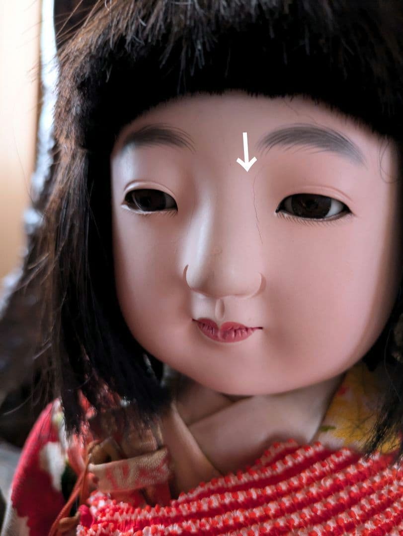 専用】15号 戦前 戦中結納 市松人形着物 丸平 大木平蔵 ビスクドール