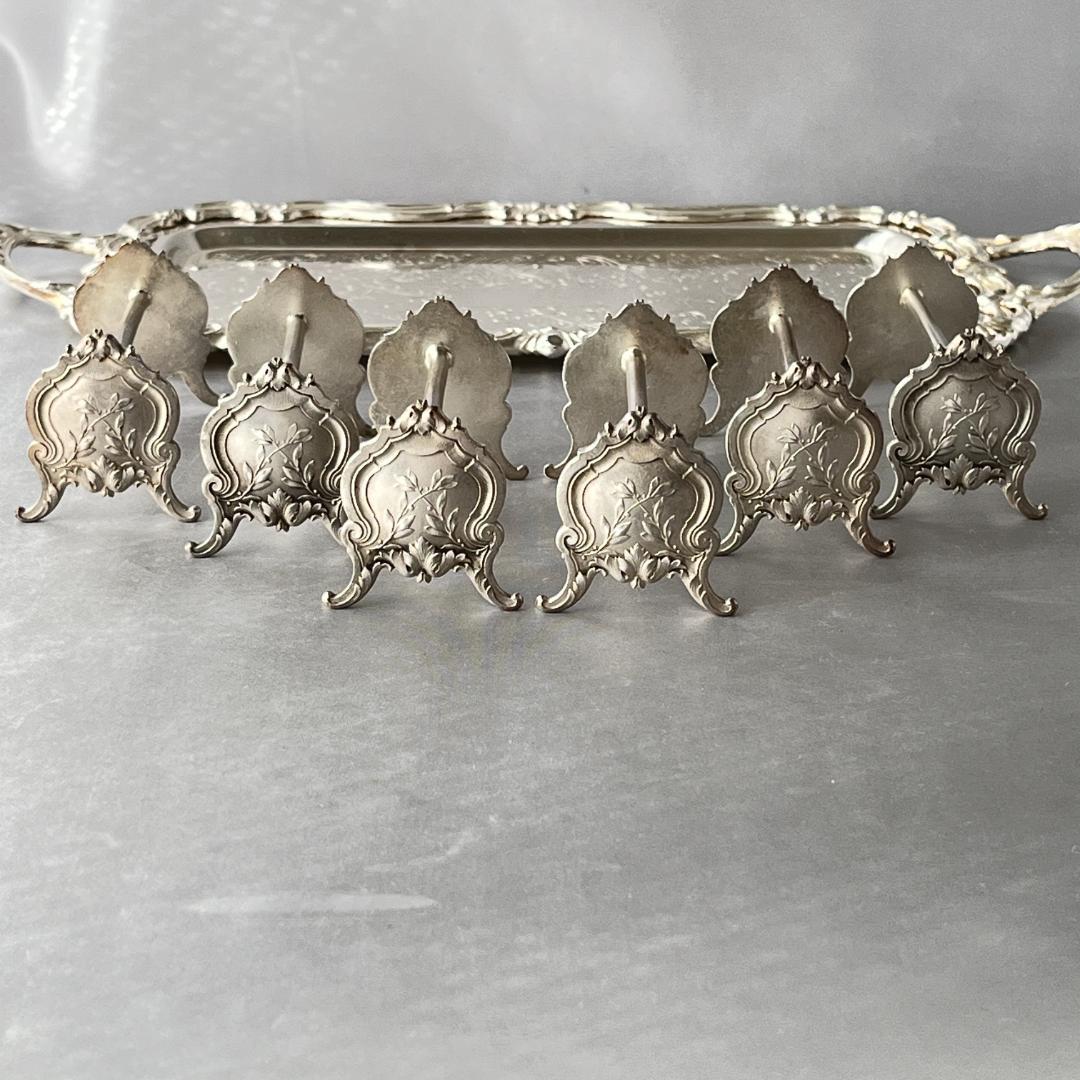 仏蘭西】 アールヌーボーのナイフレスト 6個組 Art Nouveau - メルカリ