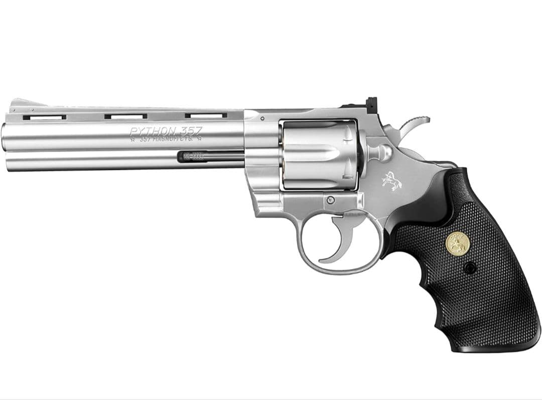 コルトパイソン .357マグナム 6インチ ステンレスモデル エアーリボルバー⑪