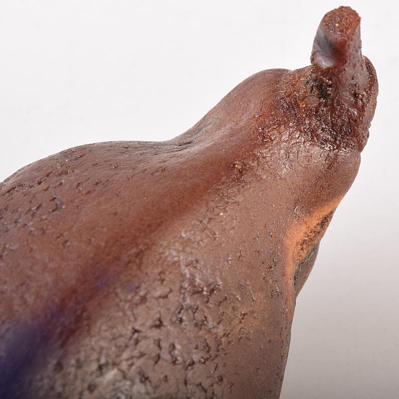 茶道具　乾漆　内金溜　あけび香合　時代箱付　V　R7588