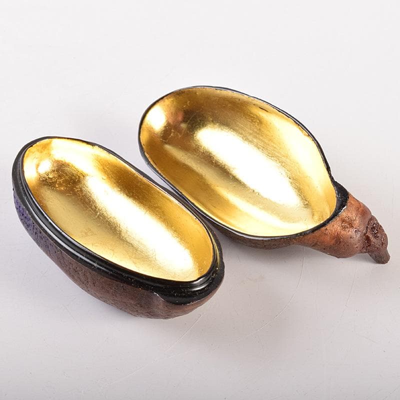 茶道具　乾漆　内金溜　あけび香合　時代箱付　V　R7588